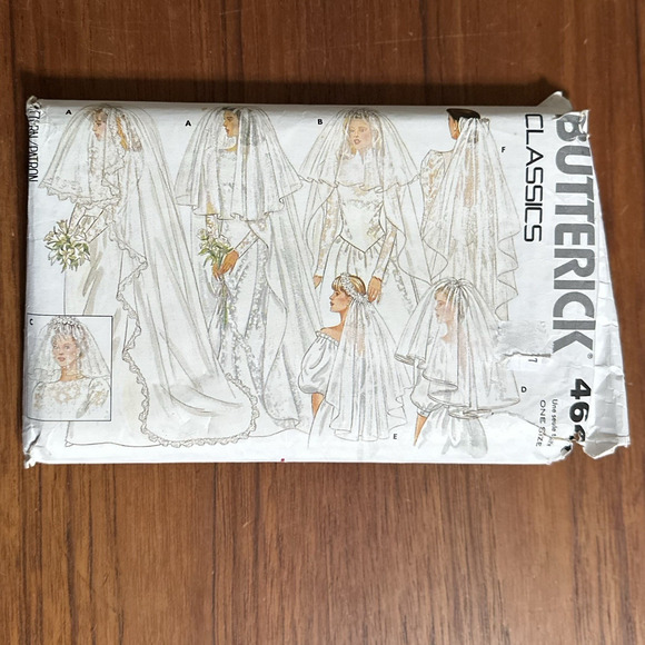 Butterick Other - NEW UNCUT Butterick 4649 Wedding Veil Sewing Pattern
